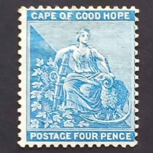 COGH - 1871-76 Defin Issue - 4d Blue - Unused
