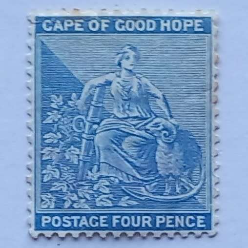 COGH - 1871-76 Defin Issue - 4d Blue - Unused
