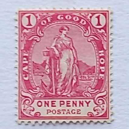 COGH - 1893-1902 Defin Issue "Hope Standing" - 1d Rose-Red - Single - Unused