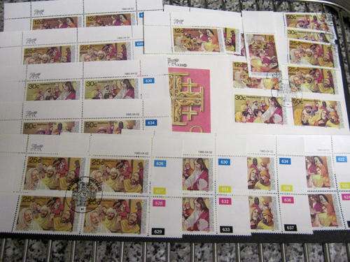 BOP - 1985 EASTER - FDC + 2 SETS OF CONTROLS + 2 SETS