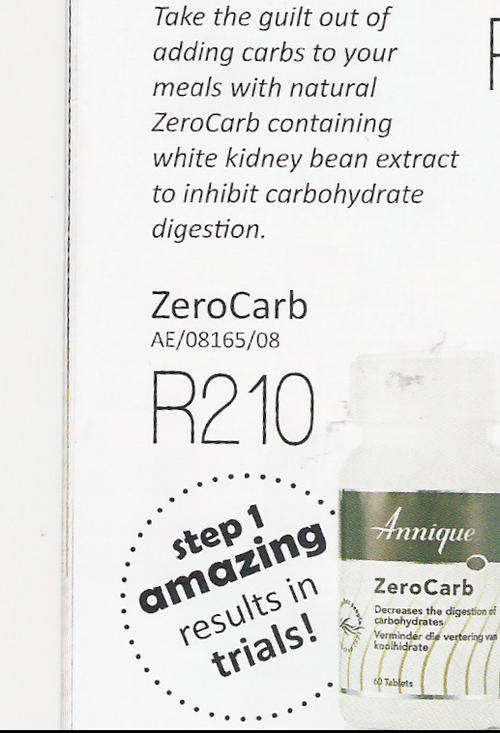 ANNIQUE- ZEROCARB