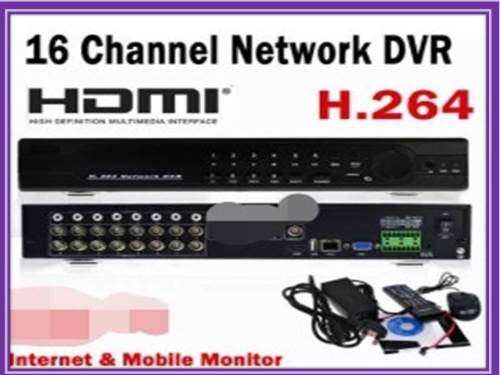 16 CHANNEL NETWORK DVR HDMI AND H.264 WITH REMOTE AND MOUSE