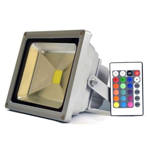 20 Watts RGB Flood Lights - With Remote