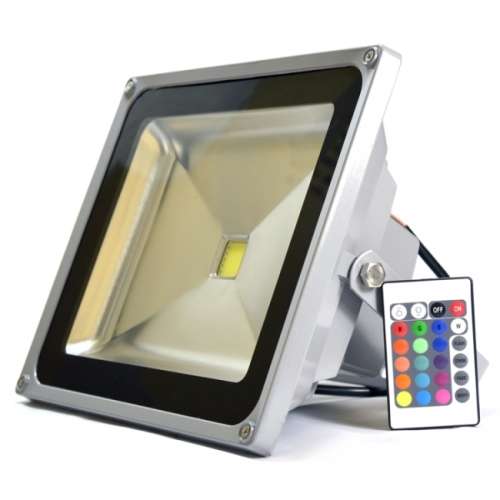 20 Watts RGB Flood Lights - With Remote