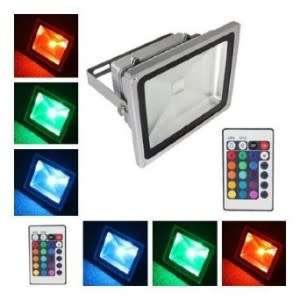 20 Watts RGB Flood Lights - With Remote