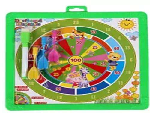 DARTBOARD MAGNETIC/WHITEBOARD MAGNETIC 2 in 1(blue,green and pink)