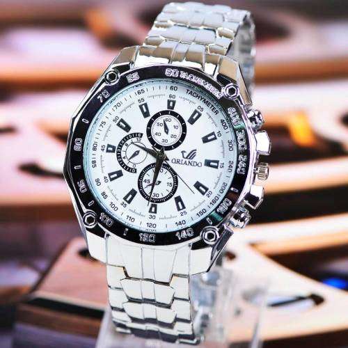 Orlando Stainless Steel Strap Watch