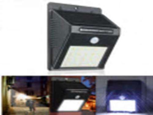 SOLAR POWER MOTION SENSOR PIR WALL LIGHT