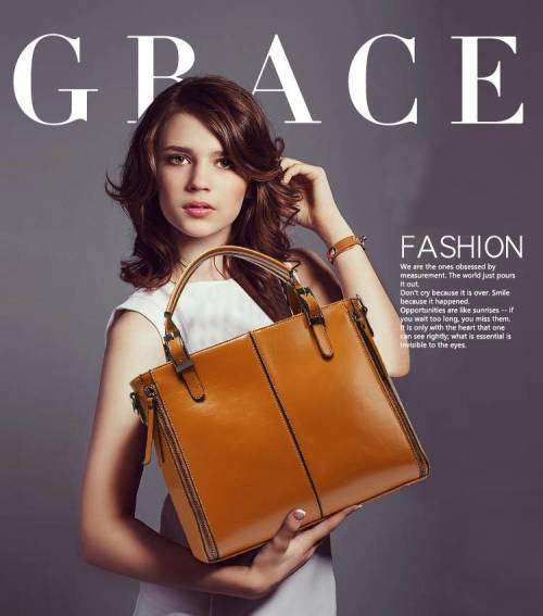 Large PU Messenger Shoulder Bag