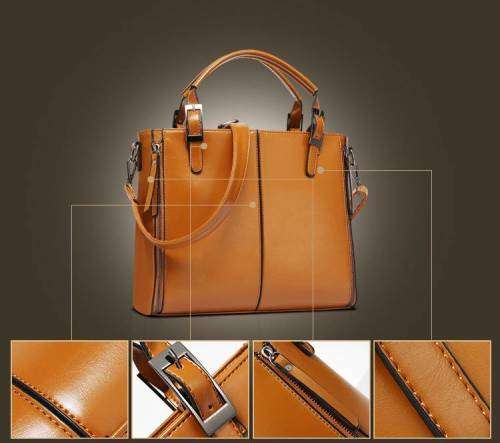 Large PU Messenger Shoulder Bag