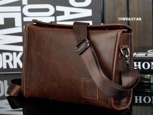 LEATHER  BUSINESS MESSANGER SHOULDER ,BRIEFCASE HANDBAG