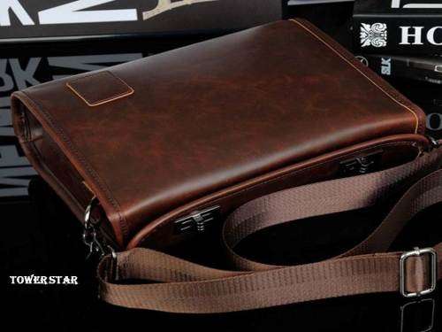 LEATHER  BUSINESS MESSANGER SHOULDER ,BRIEFCASE HANDBAG