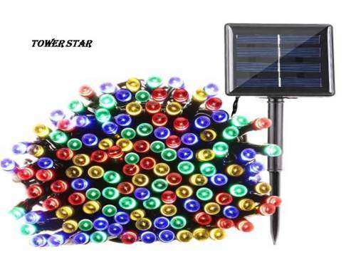 HUGE!!!20M Christmas SOLAR MULTI-COLOR FAIRY LED STRING LIGHTS!