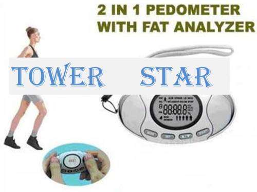 2 In 1 Digital Pedometer Body Fat Analyzer