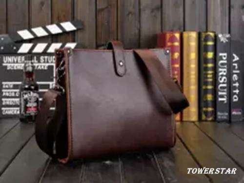 Unisex Patent Leather Messenger Bag