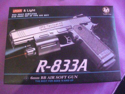 R833A  AIR GUN LASER & LIGHT (BB)