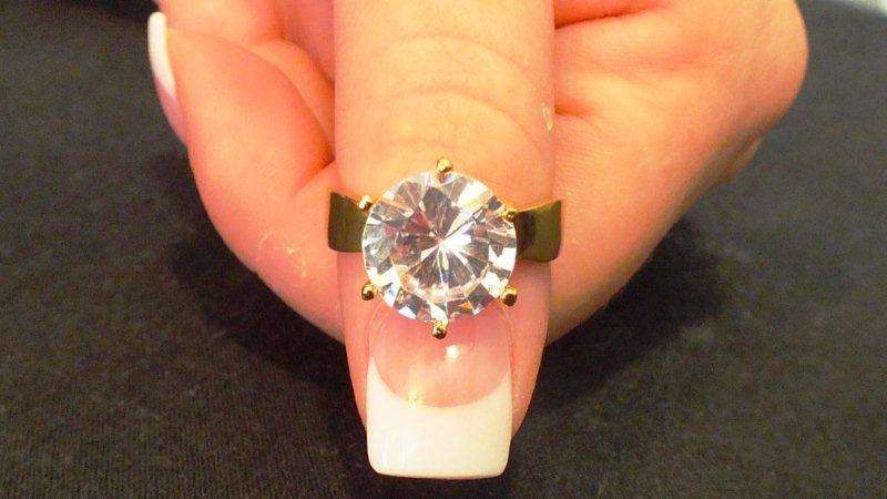 MAD OFFER!!! GOLD FUSION DESIGNER RING WITH SIMULATED DIAM SIZE 8,9,10(special shipping)