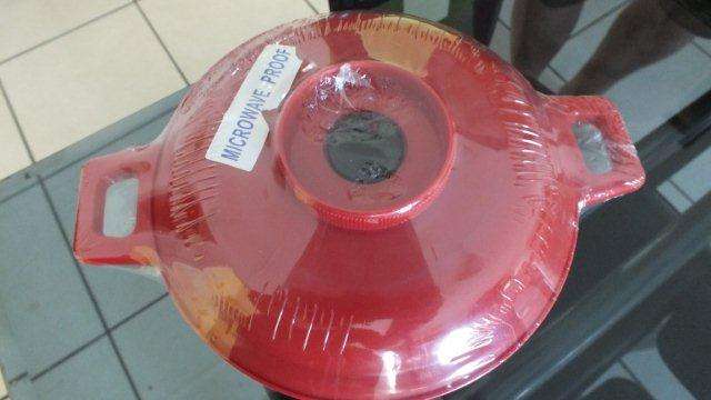NEW!! RED MICROWAVE POT 800ML