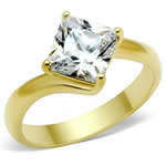 IMPORTED ITALIAN DESIGNER GOLD FUSION RING WITH HUGE SIM DIAMOND SIZE 6 (NO IMPORTCOSTS)