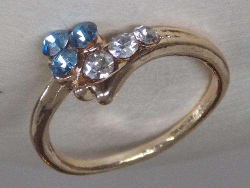 INTERNATIONAL IMPORT GOLD ELECTROPLATED RING SIZE 17(special shipping)