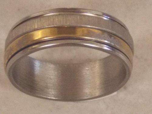 2 TONE ELECTROPLATED RING HIS OR HERS 17,18,19,20,21(FREE IMPORT)