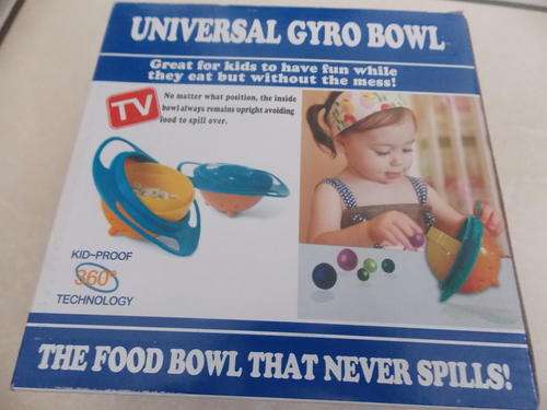THE FOOD BOWL THAT NEVER SPILLS (TV ADDS:THE UNIVERSAL GYRO BOWL)