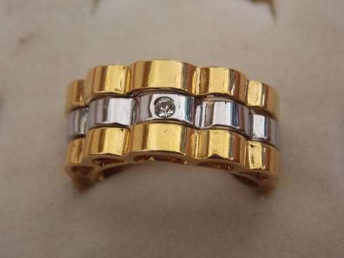 NEW!!IMPORTED  DESIGNER TWO TONE GOLD FUSION 3 PIECE HIS OR HERS 8,9&10(Free import costs
