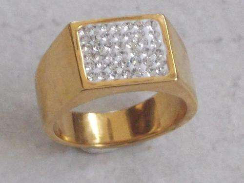 INTERNATIONAL IMPORT GOLD ELECTROPLATED RING SIZE 16,17,18&19 (special shipping