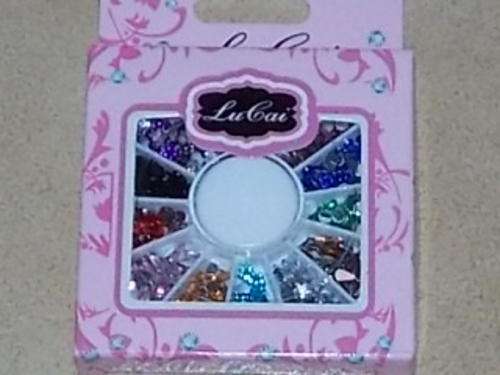 5 UP FOR GRABBS!!! LA CAI  12 COLOURS NAIL DECORATIONS