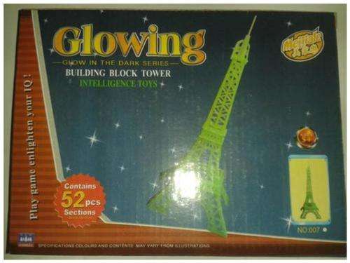 2 UP FOR GRABBS!!! GLOW IN THE DARK EIFEL TOWER BUILDING FOR HOURS OF FUN(EDUCATIONAL TOYS)