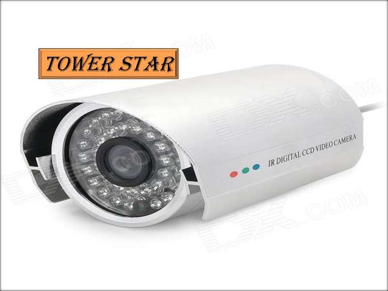3.6mm 600TVL Waterproof Security CCTV Camera w/ 36-IR LED Night Vision