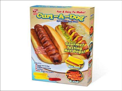 NEW SPIRAL HOT DOG SLICER(CURL A DOG!!)