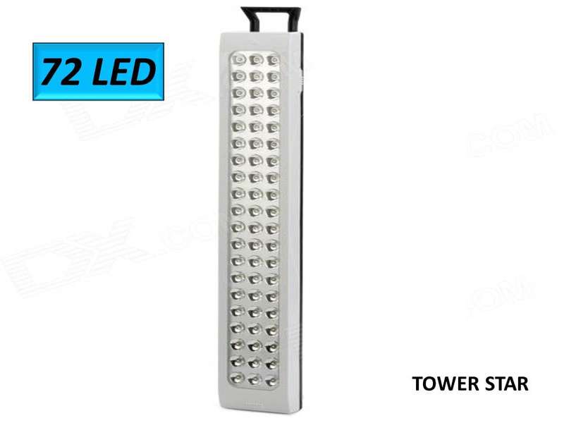 72 LED PORTABLE AND RECHARGEABLE EMERGENCY LIGHT UNIT