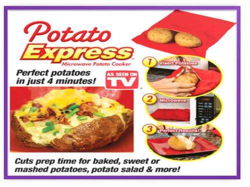 Potato Express Microwave Potato Cooker