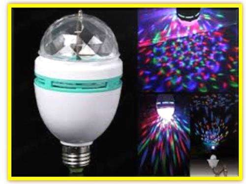 7 COLOURS LED PARTY ROTATING LIGHT