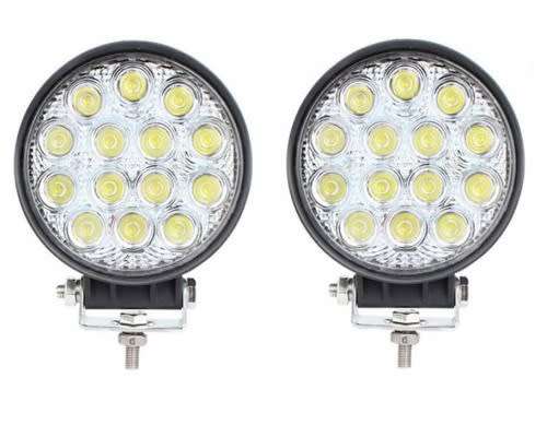 42 Watt LED Round Spot Light - Brackets Included!