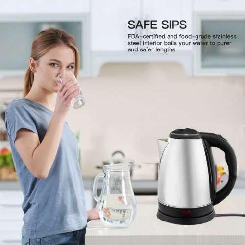 Modern 2L Kuaiyu Stainless Steel Cordless Kettle