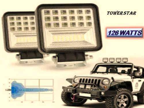 NEW HUGE!!! 126 WATTS LED SPOT LIGHTS WITH BRACKETS