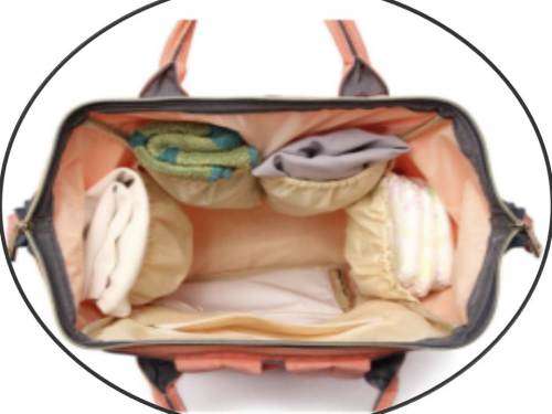 LARGE CAPACITY WATERPROOF NAPPY CHANGING BAG