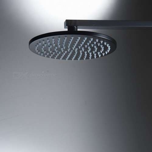 200mm Temperature Sensitive Stainless Steel RGB Shower Head