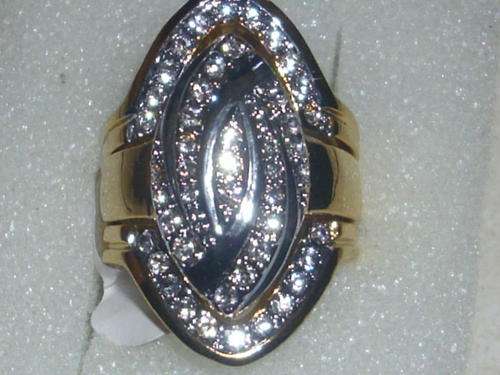 INTERNATIONAL IMPORT 3 PIECE DESIGNER GOLD FUSION RING SIZE 7