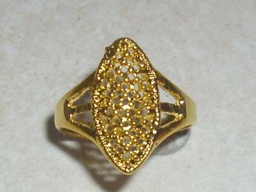 50% OFF ON INTERNATIONAL IMPORT SHIPPING !!! GOLD PLATED RING SIZE 9