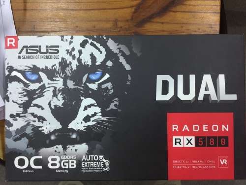 RX580 ASUS 8GB Dual OC