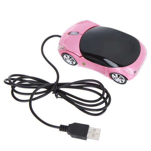 PINK USB CAR SHAPE MOUSE