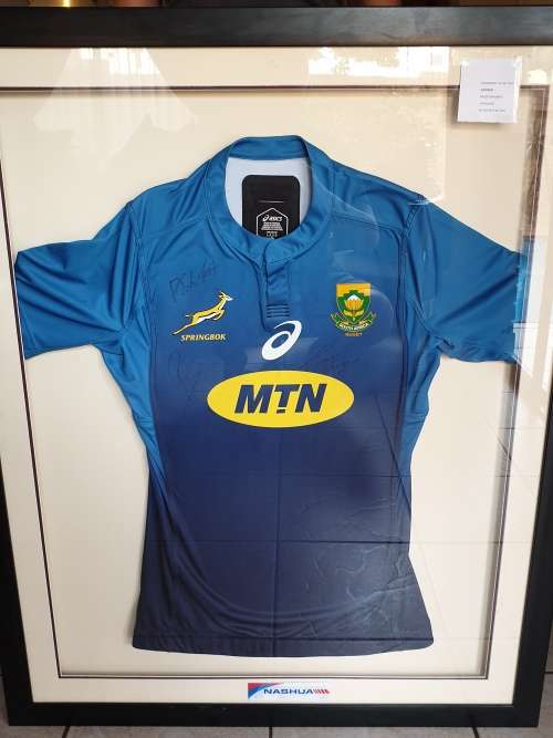 Signed Springbok Pracruce Jersey