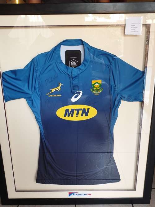 Signed Springbok Pracruce Jersey