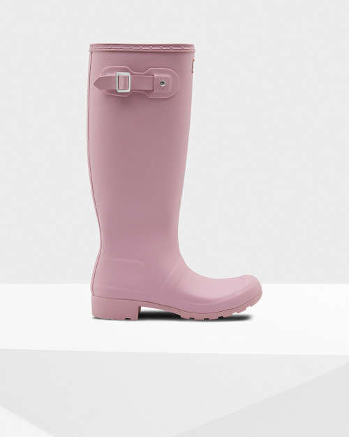 NEW Hunter Women's Original Tour Wellington Boots Blossom Pink