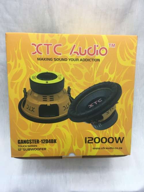 Gangster 12000W Dvc Xtc 12Inch Car Subwoofer