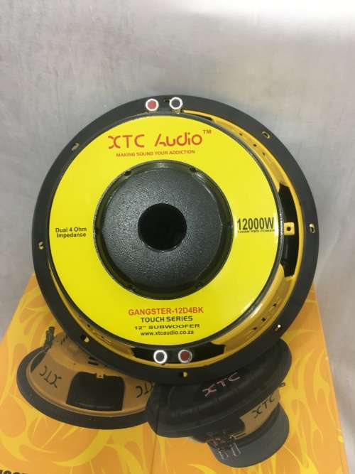 Gangster 12000W Dvc Xtc 12Inch Car Subwoofer