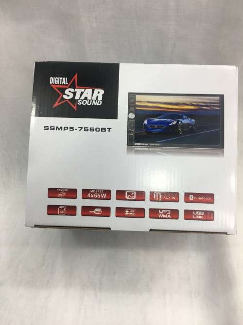 STARSOUND SSMP5-7550BT 7INCH DOUBLE DIN MEDIA RECEIVER